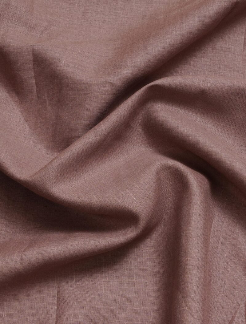 Mocha Brown Linen Fabric